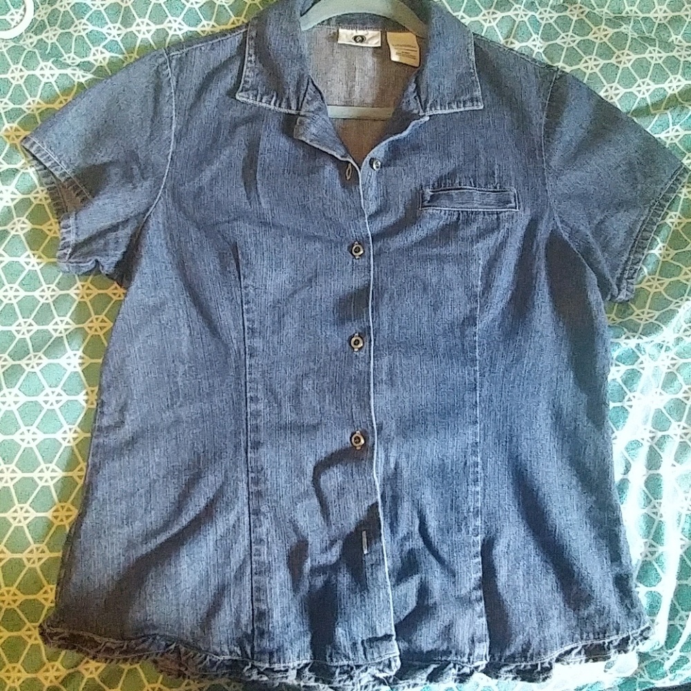 XL - Blue Jean Shirt